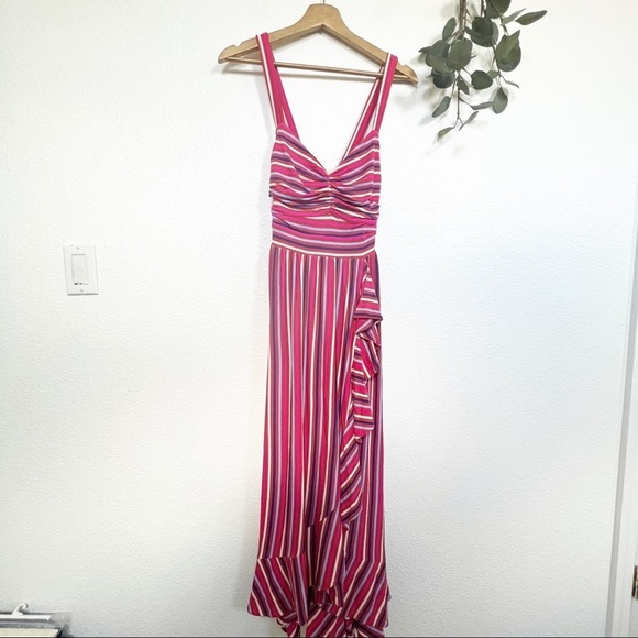 Anthropologie’s Maeve- NWT Striped Gabriela Ruffle Flamenco Dress- Petit… - Picture 7 of 8